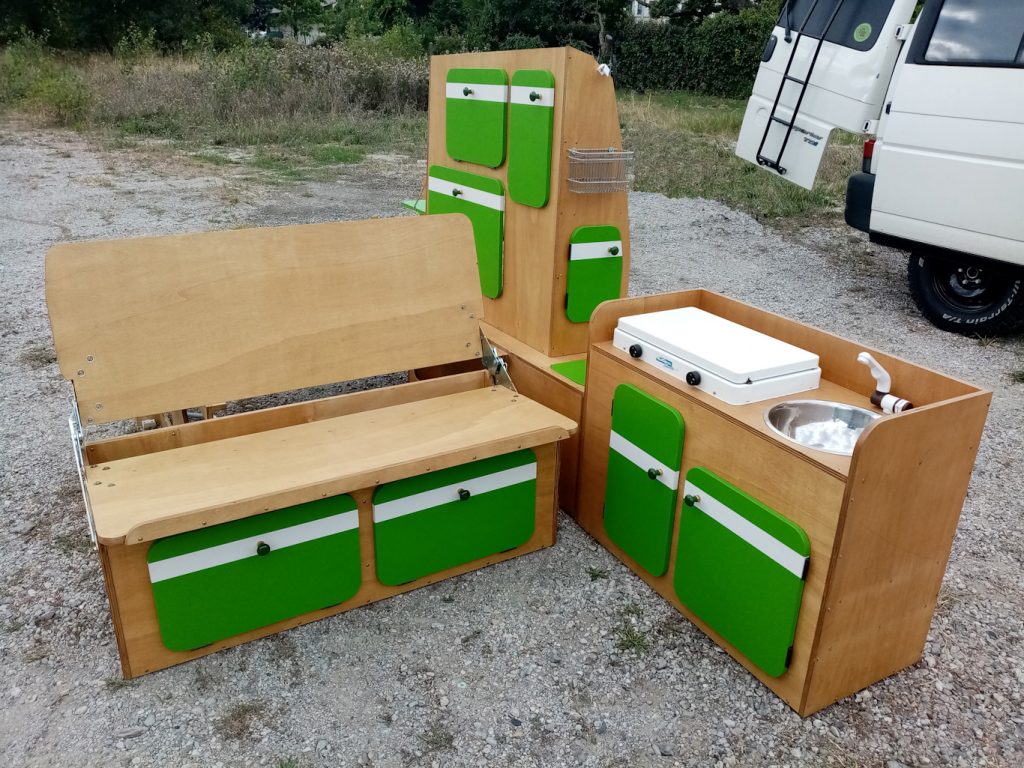 modules amovibles transformation fourgon en camping-car